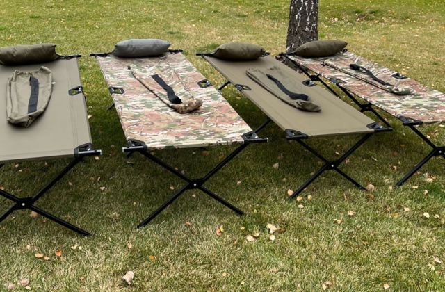 Folding bed 206x72 cm: A reliable choice for the army and field conditions