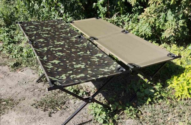 Unique NATO folding bed of our own production: reliability and durability at the highest level