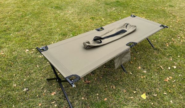NATO folding bed 206x72 with mattress 200x70 and cover olive