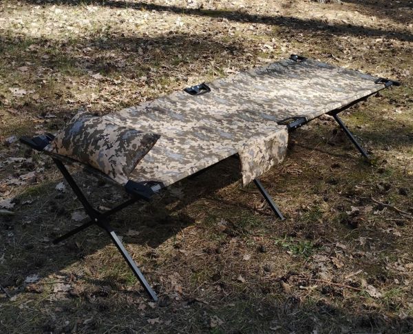 Folding NATO Military with Pocket and Military Pillow Standard 196x67 cm Multicam/ Pixel