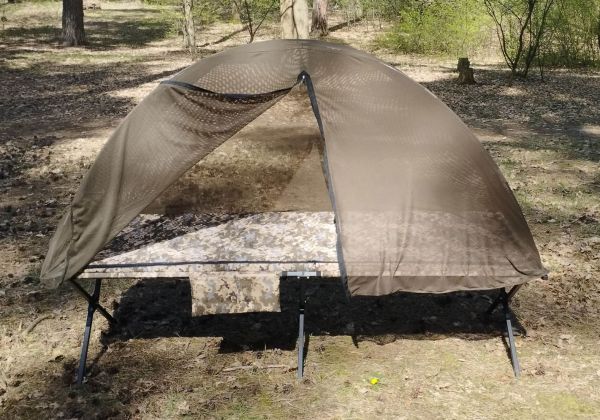 Skládací postel XL 206x72 cm NATO + moskytiéra BEZ pláštěnky