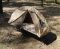 Standard folding bed 196x67 cm + Rain tent with mosquito net